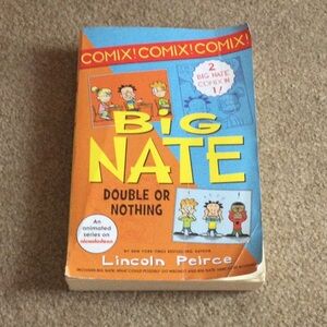 Big Nate Double or Nothing Comic Book By Lincoln Pierce